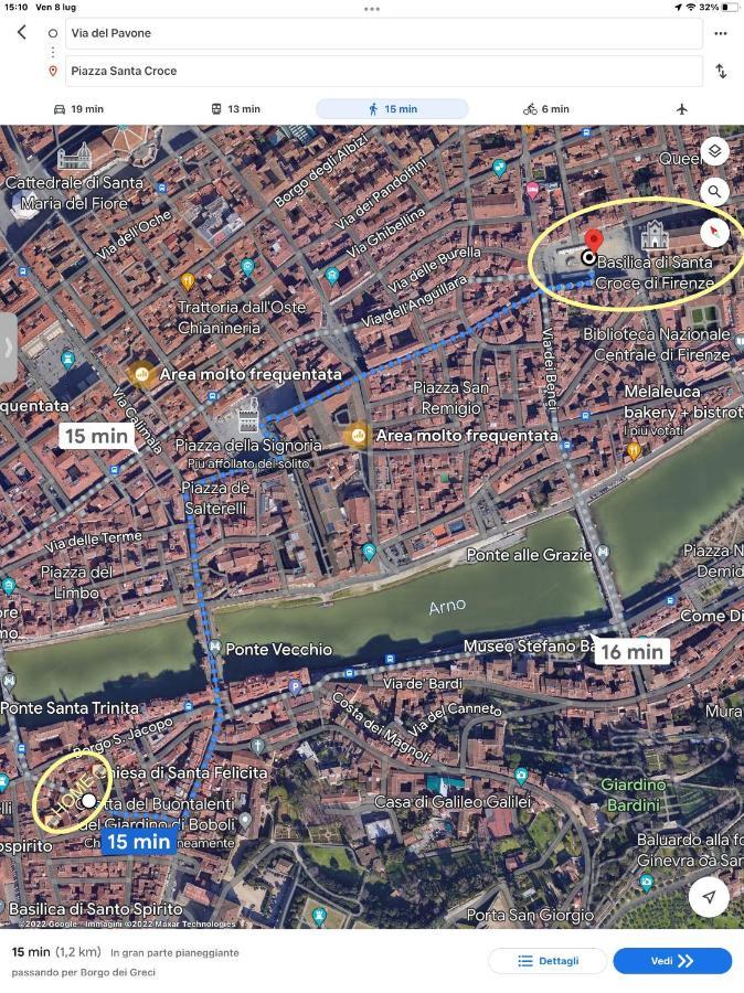 Uffizi & Santo Spirito Family/Groups Apartment Florence Luaran gambar